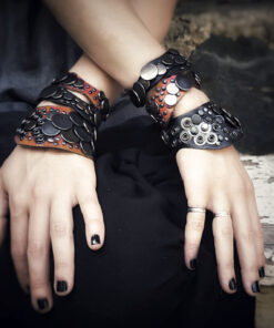 Leather cuff bracelets stylish and edgy.